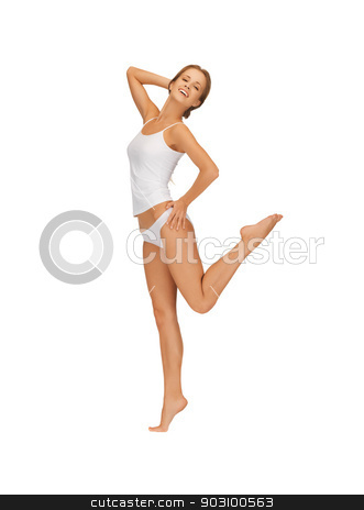 To use this stock image in your creative project, please select the size you need over to the right and click the "Add to Cart" button.
Your downloaded image will come with the Cutcaster watermark removed so don’t worry about the watermark you see on this page. beautiful woman in cotton undrewear stock photo, picture of beautiful woman in cotton undrewear by Syda Productions