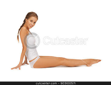 To use this stock image in your creative project, please select the size you need over to the right and click the "Add to Cart" button.
Your downloaded image will come with the Cutcaster watermark removed so don’t worry about the watermark you see on this page. beautiful woman in cotton undrewear stock photo, picture of beautiful woman in cotton undrewear by Syda Productions