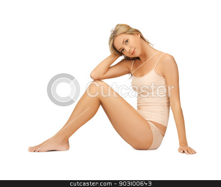 To use this stock image in your creative project, please select the size you need over to the right and click the "Add to Cart" button.
Your downloaded image will come with the Cutcaster watermark removed so don’t worry about the watermark you see on this page. beautiful woman in cotton undrewear stock photo, picture of beautiful woman in cotton undrewear by Syda Productions