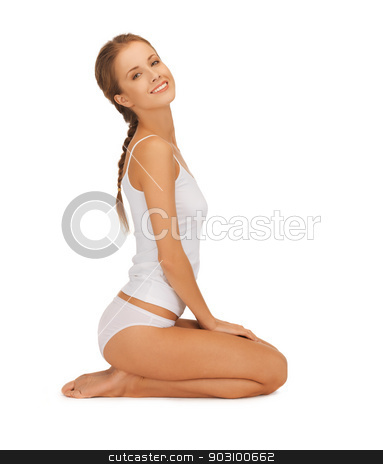 To use this stock image in your creative project, please select the size you need over to the right and click the "Add to Cart" button.
Your downloaded image will come with the Cutcaster watermark removed so don’t worry about the watermark you see on this page. beautiful woman in cotton undrewear stock photo, picture of beautiful woman in cotton undrewear by Syda Productions