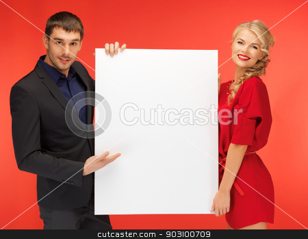 To use this stock image in your creative project, please select the size you need over to the right and click the "Add to Cart" button.
Your downloaded image will come with the Cutcaster watermark removed so don’t worry about the watermark you see on this page. couple holding big blank board stock photo, bright picture of couple holding big blank board by Syda Productions