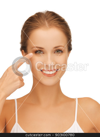 To use this stock image in your creative project, please select the size you need over to the right and click the "Add to Cart" button.
Your downloaded image will come with the Cutcaster watermark removed so don’t worry about the watermark you see on this page. beautiful woman pointing to eye stock photo, picture of beautiful woman pointing to eye by Syda Productions
