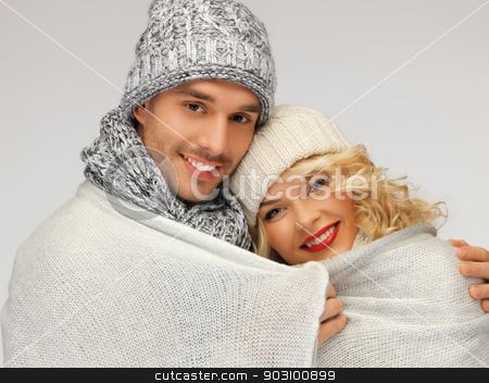 To use this stock image in your creative project, please select the size you need over to the right and click the "Add to Cart" button.
Your downloaded image will come with the Cutcaster watermark removed so don’t worry about the watermark you see on this page. family couple under warm blanket stock photo, bright picture of family couple under warm blanket by Syda Productions