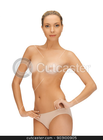 To use this stock image in your creative project, please select the size you need over to the right and click the "Add to Cart" button.
Your downloaded image will come with the Cutcaster watermark removed so don’t worry about the watermark you see on this page. beautiful topless woman in panties stock photo, bright picture of beautiful topless woman in panties by Syda Productions