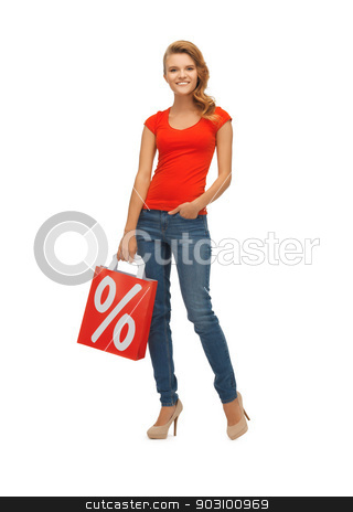 To use this stock image in your creative project, please select the size you need over to the right and click the "Add to Cart" button.
Your downloaded image will come with the Cutcaster watermark removed so don’t worry about the watermark you see on this page. teenage girl in red t-shirt with shopping bag stock photo, picture of teenage girl in red t-shirt with shopping bag by Syda Productions