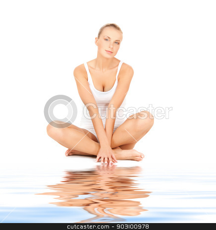 To use this stock image in your creative project, please select the size you need over to the right and click the "Add to Cart" button.
Your downloaded image will come with the Cutcaster watermark removed so don’t worry about the watermark you see on this page. beautiful woman in cotton undrewear on white sand stock photo, picture of beautiful woman in cotton undrewear on white sand by Syda Productions