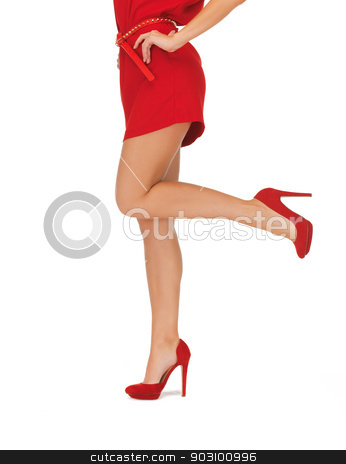 To use this stock image in your creative project, please select the size you need over to the right and click the "Add to Cart" button.
Your downloaded image will come with the Cutcaster watermark removed so don’t worry about the watermark you see on this page. picture of woman in red dress on high heels stock photo, closeup picture of woman in red dress on high heels by Syda Productions