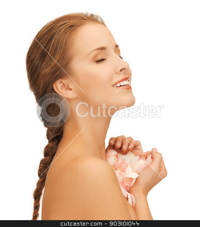 To use this stock image in your creative project, please select the size you need over to the right and click the "Add to Cart" button.
Your downloaded image will come with the Cutcaster watermark removed so don’t worry about the watermark you see on this page. beautiful woman with rose petals stock photo, picture of beautiful woman with rose petals.. by Syda Productions