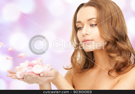 To use this stock image in your creative project, please select the size you need over to the right and click the "Add to Cart" button.
Your downloaded image will come with the Cutcaster watermark removed so don’t worry about the watermark you see on this page. beautiful woman with rose petals stock photo, picture of beautiful woman with rose petals. by Syda Productions