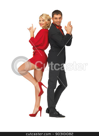 To use this stock image in your creative project, please select the size you need over to the right and click the "Add to Cart" button.
Your downloaded image will come with the Cutcaster watermark removed so don’t worry about the watermark you see on this page. man and woman making a gun gesture stock photo, picture of man and woman making a gun gesture by Syda Productions
