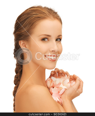 To use this stock image in your creative project, please select the size you need over to the right and click the "Add to Cart" button.
Your downloaded image will come with the Cutcaster watermark removed so don’t worry about the watermark you see on this page. beautiful woman with rose petals stock photo, picture of beautiful woman with rose petals.. by Syda Productions