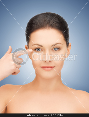 To use this stock image in your creative project, please select the size you need over to the right and click the "Add to Cart" button.
Your downloaded image will come with the Cutcaster watermark removed so don’t worry about the watermark you see on this page. face and hands of beautiful woman stock photo, picture of beautiful woman ready for cosmetic surgery by Syda Productions