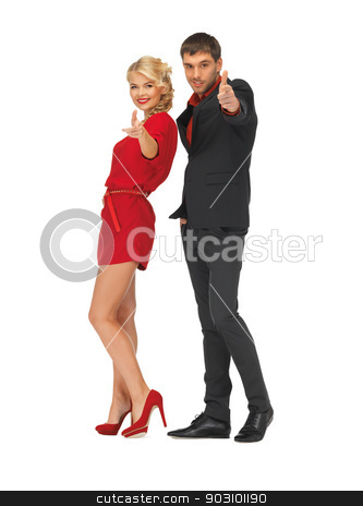To use this stock image in your creative project, please select the size you need over to the right and click the "Add to Cart" button.
Your downloaded image will come with the Cutcaster watermark removed so don’t worry about the watermark you see on this page. man and woman making a gun gesture stock photo, picture of man and woman making a gun gesture by Syda Productions