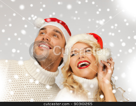 To use this stock image in your creative project, please select the size you need over to the right and click the "Add to Cart" button.
Your downloaded image will come with the Cutcaster watermark removed so don’t worry about the watermark you see on this page. family couple in sweaters and santa's hats stock photo, picture of family couple in sweaters and santa's hats by Syda Productions