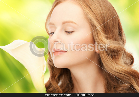 To use this stock image in your creative project, please select the size you need over to the right and click the "Add to Cart" button.
Your downloaded image will come with the Cutcaster watermark removed so don’t worry about the watermark you see on this page. beautiful woman with calla flower stock photo, picture of beautiful woman with calla flower by Syda Productions