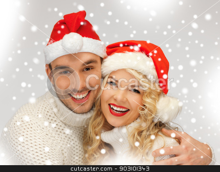 To use this stock image in your creative project, please select the size you need over to the right and click the "Add to Cart" button.
Your downloaded image will come with the Cutcaster watermark removed so don’t worry about the watermark you see on this page. family couple in sweaters and santa's hats stock photo, picture of family couple in sweaters and santa's hats by Syda Productions