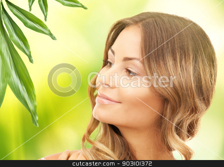 To use this stock image in your creative project, please select the size you need over to the right and click the "Add to Cart" button.
Your downloaded image will come with the Cutcaster watermark removed so don’t worry about the watermark you see on this page. beautiful woman with green leaves stock photo, picture of beautiful woman with green leaves by Syda Productions