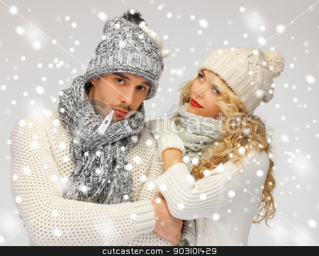 To use this stock image in your creative project, please select the size you need over to the right and click the "Add to Cart" button.
Your downloaded image will come with the Cutcaster watermark removed so don’t worry about the watermark you see on this page. family couple with thermometer stock photo, bright picture of family couple with thermometer by Syda Productions
