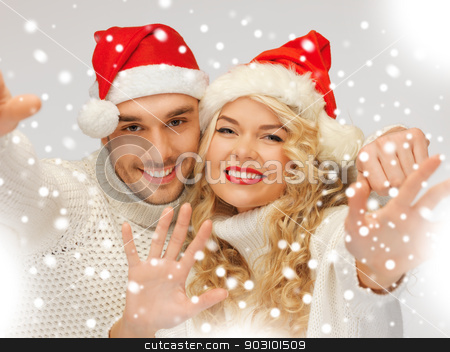 To use this stock image in your creative project, please select the size you need over to the right and click the "Add to Cart" button.
Your downloaded image will come with the Cutcaster watermark removed so don’t worry about the watermark you see on this page. family couple in sweaters and santa's hats stock photo, picture of family couple in sweaters and santa's hats by Syda Productions