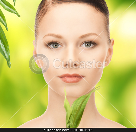 To use this stock image in your creative project, please select the size you need over to the right and click the "Add to Cart" button.
Your downloaded image will come with the Cutcaster watermark removed so don’t worry about the watermark you see on this page. woman with sprout stock photo, picture of woman with sprout over green background by Syda Productions