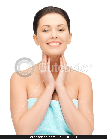 To use this stock image in your creative project, please select the size you need over to the right and click the "Add to Cart" button.
Your downloaded image will come with the Cutcaster watermark removed so don’t worry about the watermark you see on this page. beautiful woman in towel stock photo, bright picture of beautiful woman in towel by Syda Productions
