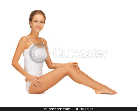 To use this stock image in your creative project, please select the size you need over to the right and click the "Add to Cart" button.
Your downloaded image will come with the Cutcaster watermark removed so don’t worry about the watermark you see on this page. beautiful woman in cotton undrewear stock photo, picture of beautiful woman in cotton undrewear by Syda Productions