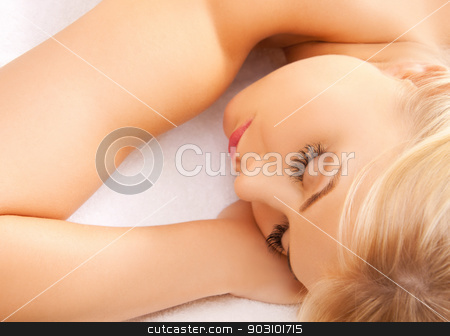 To use this stock image in your creative project, please select the size you need over to the right and click the "Add to Cart" button.
Your downloaded image will come with the Cutcaster watermark removed so don’t worry about the watermark you see on this page. beautiful woman in spa salon stock photo, picture of beautiful woman in spa salon by Syda Productions
