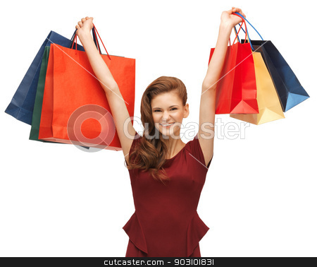 To use this stock image in your creative project, please select the size you need over to the right and click the "Add to Cart" button.
Your downloaded image will come with the Cutcaster watermark removed so don’t worry about the watermark you see on this page. teenage girl in red dress with shopping bags stock photo, picture of teenage girl in red dress with shopping bags by Syda Productions