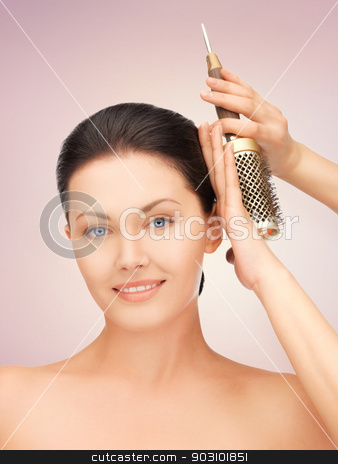 To use this stock image in your creative project, please select the size you need over to the right and click the "Add to Cart" button.
Your downloaded image will come with the Cutcaster watermark removed so don’t worry about the watermark you see on this page. beautiful woman with comb stock photo, bright picture of beautiful woman with comb by Syda Productions