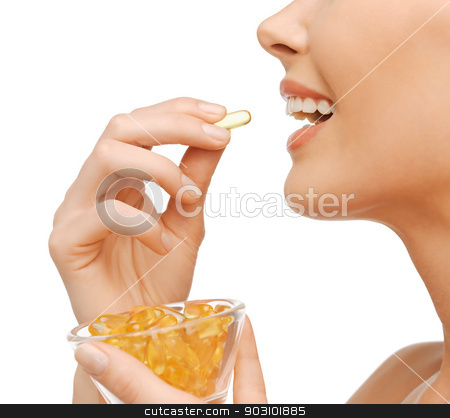 To use this stock image in your creative project, please select the size you need over to the right and click the "Add to Cart" button.
Your downloaded image will come with the Cutcaster watermark removed so don’t worry about the watermark you see on this page. woman with vitamins stock photo, closeup picture of woman with vitamins by Syda Productions