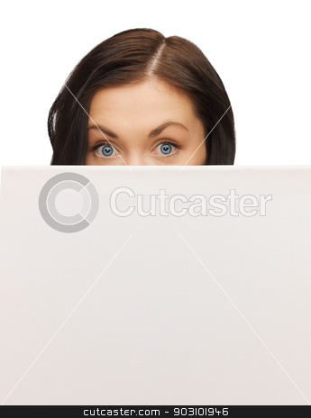 To use this stock image in your creative project, please select the size you need over to the right and click the "Add to Cart" button.
Your downloaded image will come with the Cutcaster watermark removed so don’t worry about the watermark you see on this page. lovely woman with blank board stock photo, picture of lovely woman with blank board by Syda Productions
