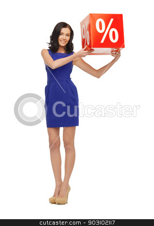 To use this stock image in your creative project, please select the size you need over to the right and click the "Add to Cart" button.
Your downloaded image will come with the Cutcaster watermark removed so don’t worry about the watermark you see on this page. lovely woman in blue dress with percent sign stock photo, picture of lovely woman in blue dress with percent sign by Syda Productions