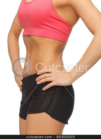 To use this stock image in your creative project, please select the size you need over to the right and click the "Add to Cart" button.
Your downloaded image will come with the Cutcaster watermark removed so don’t worry about the watermark you see on this page. sporty woman's torso stock photo, bright closeup picture of sporty woman's torso by Syda Productions
