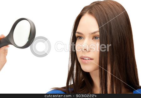 To use this stock image in your creative project, please select the size you need over to the right and click the "Add to Cart" button.
Your downloaded image will come with the Cutcaster watermark removed so don’t worry about the watermark you see on this page. woman with magnifying glass stock photo, picture of beautiful woman with magnifying glass... by Syda Productions