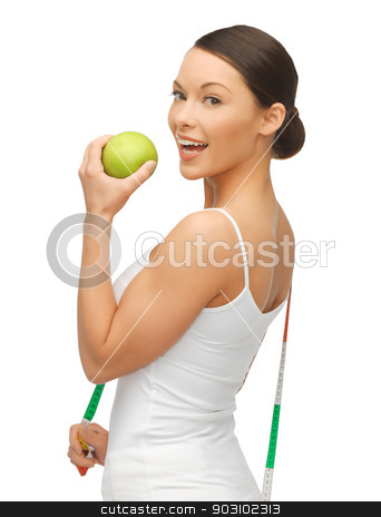 To use this stock image in your creative project, please select the size you need over to the right and click the "Add to Cart" button.
Your downloaded image will come with the Cutcaster watermark removed so don’t worry about the watermark you see on this page. woman with measuring tape and apple stock photo, picture of woman with measuring tape and apple by Syda Productions