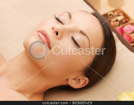 To use this stock image in your creative project, please select the size you need over to the right and click the "Add to Cart" button.
Your downloaded image will come with the Cutcaster watermark removed so don’t worry about the watermark you see on this page. beautiful woman in spa salon stock photo, picture of beautiful woman in spa salon by Syda Productions