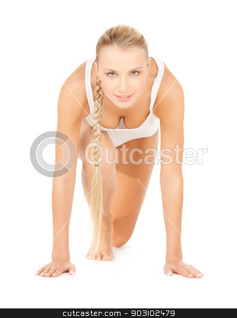To use this stock image in your creative project, please select the size you need over to the right and click the "Add to Cart" button.
Your downloaded image will come with the Cutcaster watermark removed so don’t worry about the watermark you see on this page. sporty woman in cotton underwear stock photo, picture of sporty woman in cotton underwear by Syda Productions
