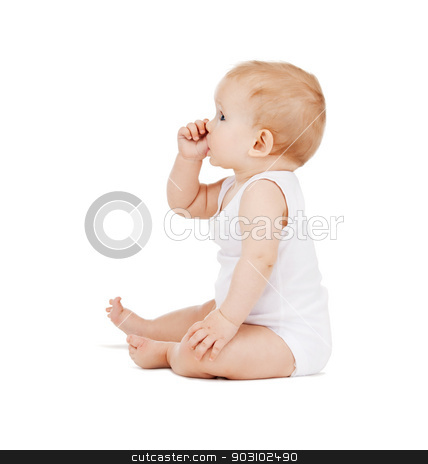 To use this stock image in your creative project, please select the size you need over to the right and click the "Add to Cart" button.
Your downloaded image will come with the Cutcaster watermark removed so don’t worry about the watermark you see on this page. adorable baby boy stock photo, bright closeup picture of adorable baby boy. by Syda Productions