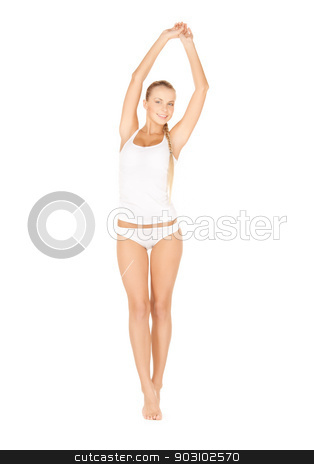 To use this stock image in your creative project, please select the size you need over to the right and click the "Add to Cart" button.
Your downloaded image will come with the Cutcaster watermark removed so don’t worry about the watermark you see on this page. beautiful woman in cotton underwear stock photo, picture of beautiful woman in cotton underwear by Syda Productions