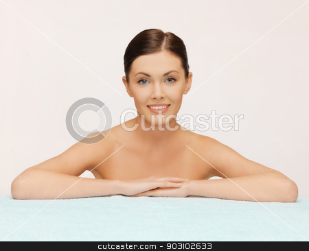 To use this stock image in your creative project, please select the size you need over to the right and click the "Add to Cart" button.
Your downloaded image will come with the Cutcaster watermark removed so don’t worry about the watermark you see on this page. beautiful woman with towel stock photo, bright picture of beautiful woman with towel by Syda Productions