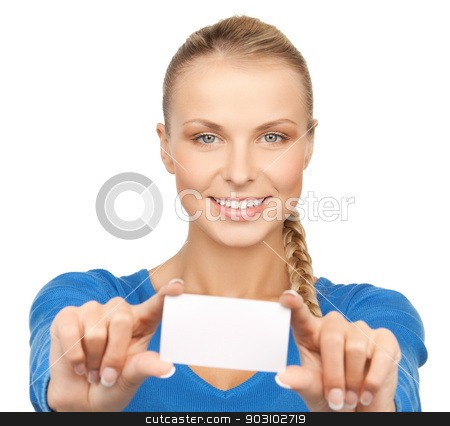 To use this stock image in your creative project, please select the size you need over to the right and click the "Add to Cart" button.
Your downloaded image will come with the Cutcaster watermark removed so don’t worry about the watermark you see on this page. attractive businesswoman with business card stock photo, picture of attractive businesswoman with business card by Syda Productions