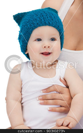 To use this stock image in your creative project, please select the size you need over to the right and click the "Add to Cart" button.
Your downloaded image will come with the Cutcaster watermark removed so don’t worry about the watermark you see on this page. adorable baby boy stock photo, bright closeup picture of adorable baby boy. by Syda Productions