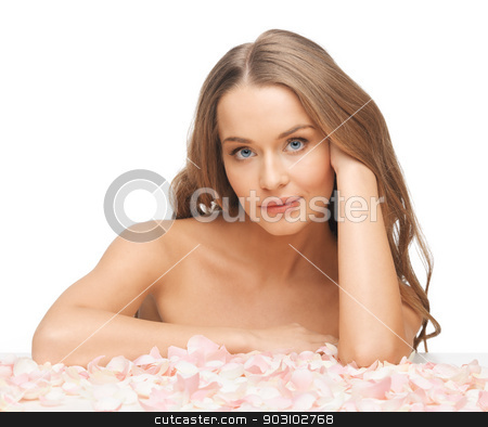 To use this stock image in your creative project, please select the size you need over to the right and click the "Add to Cart" button.
Your downloaded image will come with the Cutcaster watermark removed so don’t worry about the watermark you see on this page. beautiful woman with rose petals stock photo, picture of beautiful woman with rose petals.. by Syda Productions