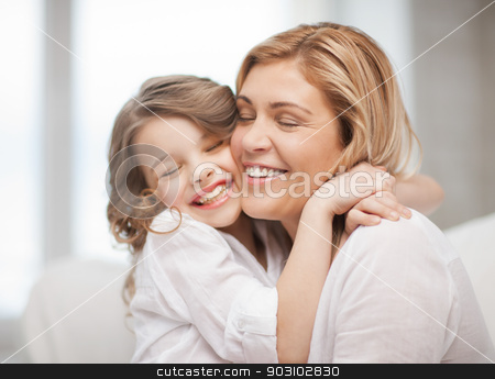 To use this stock image in your creative project, please select the size you need over to the right and click the "Add to Cart" button.
Your downloaded image will come with the Cutcaster watermark removed so don’t worry about the watermark you see on this page. mother and daughter stock photo, bright picture of hugging mother and daughter by Syda Productions