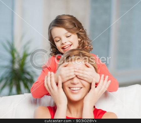 To use this stock image in your creative project, please select the size you need over to the right and click the "Add to Cart" button.
Your downloaded image will come with the Cutcaster watermark removed so don’t worry about the watermark you see on this page. mother and daughter stock photo, picture of mother and daughter making a joke by Syda Productions