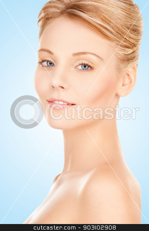 To use this stock image in your creative project, please select the size you need over to the right and click the "Add to Cart" button.
Your downloaded image will come with the Cutcaster watermark removed so don’t worry about the watermark you see on this page. beautiful woman stock photo, bright closeup portrait picture of beautiful woman by Syda Productions