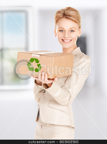 To use this stock image in your creative project, please select the size you need over to the right and click the "Add to Cart" button.
Your downloaded image will come with the Cutcaster watermark removed so don’t worry about the watermark you see on this page. woman with recyclable box stock photo, picture of happy woman with recyclable box by Syda Productions