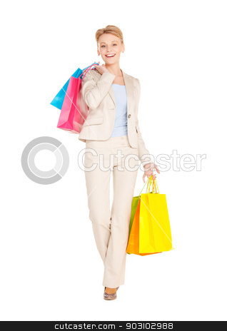 To use this stock image in your creative project, please select the size you need over to the right and click the "Add to Cart" button.
Your downloaded image will come with the Cutcaster watermark removed so don’t worry about the watermark you see on this page. woman with shopping bags stock photo, picture of lovely woman with shopping bags by Syda Productions