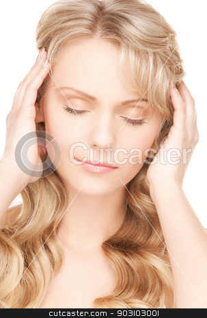To use this stock image in your creative project, please select the size you need over to the right and click the "Add to Cart" button.
Your downloaded image will come with the Cutcaster watermark removed so don’t worry about the watermark you see on this page. worried woman with long hair stock photo, face and hands of worried woman with long hair by Syda Productions