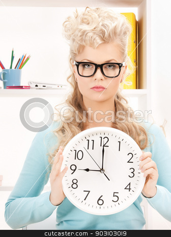 To use this stock image in your creative project, please select the size you need over to the right and click the "Add to Cart" button.
Your downloaded image will come with the Cutcaster watermark removed so don’t worry about the watermark you see on this page. attractive businesswoman with clock stock photo, bright picture of attractive businesswoman with clock by Syda Productions